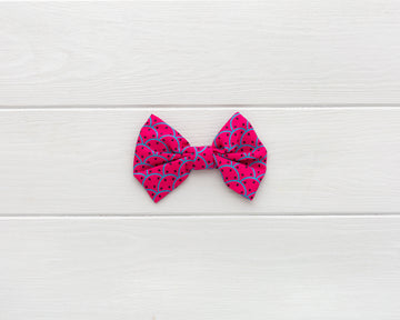 One in a melon theme dog and cat bow-tie