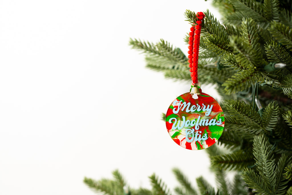 Lil Zoomi Christmas Pet Ornament Circle