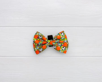 Sport and balls sporty print dog and cat bow-tie