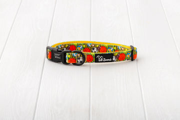 Sport and balls sporty print dog and cat collar