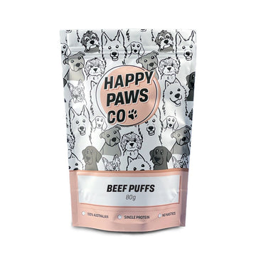 Happy Paw Co Beef Puffs dog treats