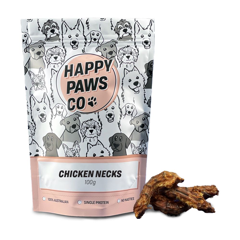 Happy Paw Co Chicken Necks dog treats