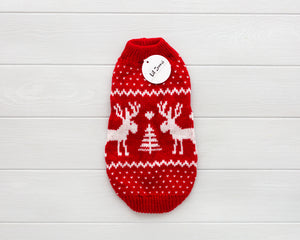 Santa’s Little Helper Cable Knit Sweater