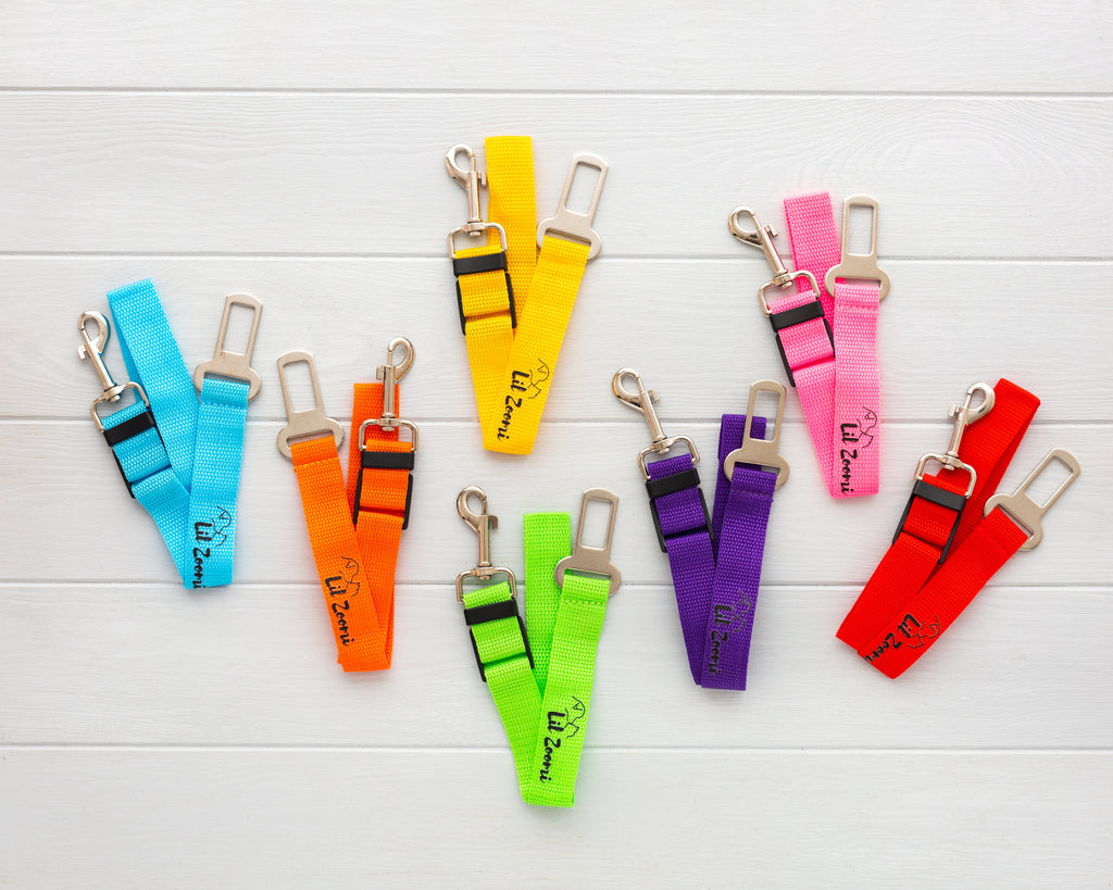 Lil Zoomi cat and dog car travel seatbelt mixed colours
